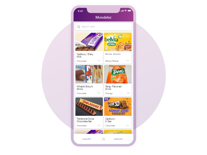 Mondelez Retail field force app