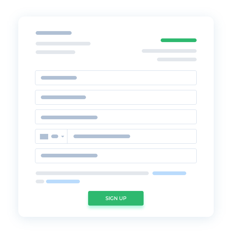 sign up